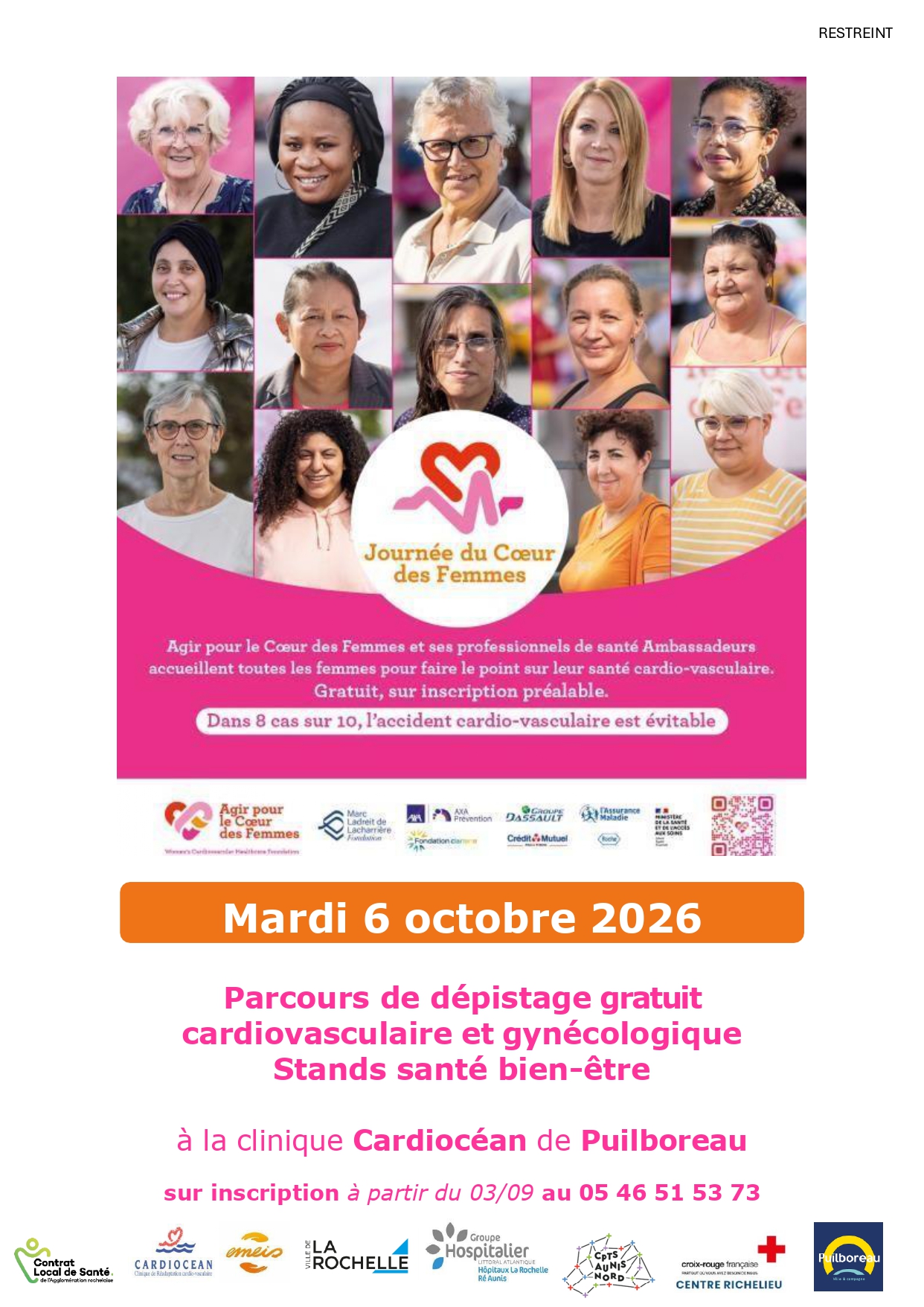 Affiche de l'événement Journée du Cœur des Femmes