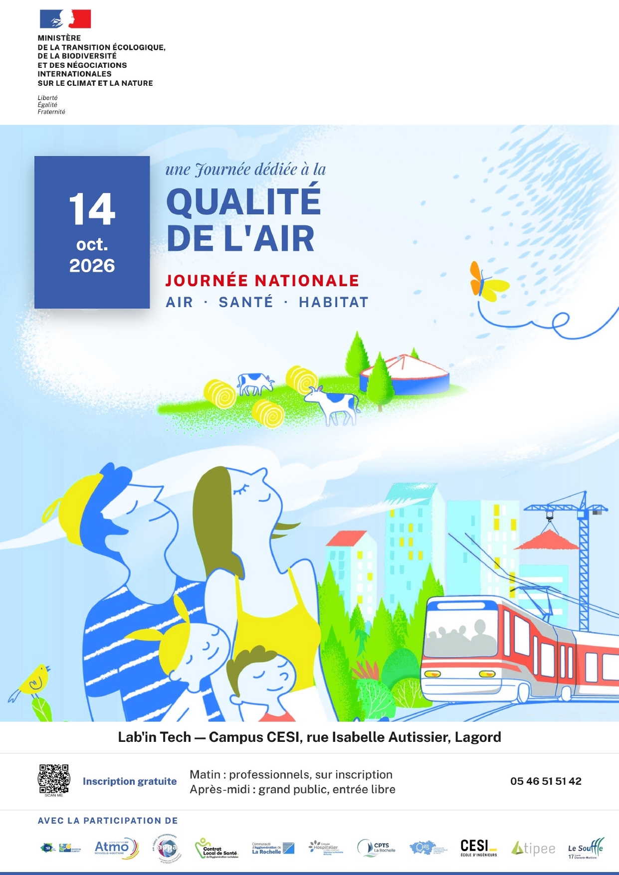 Affiche de l'événement Journée Nationale Air · Santé · Habitat