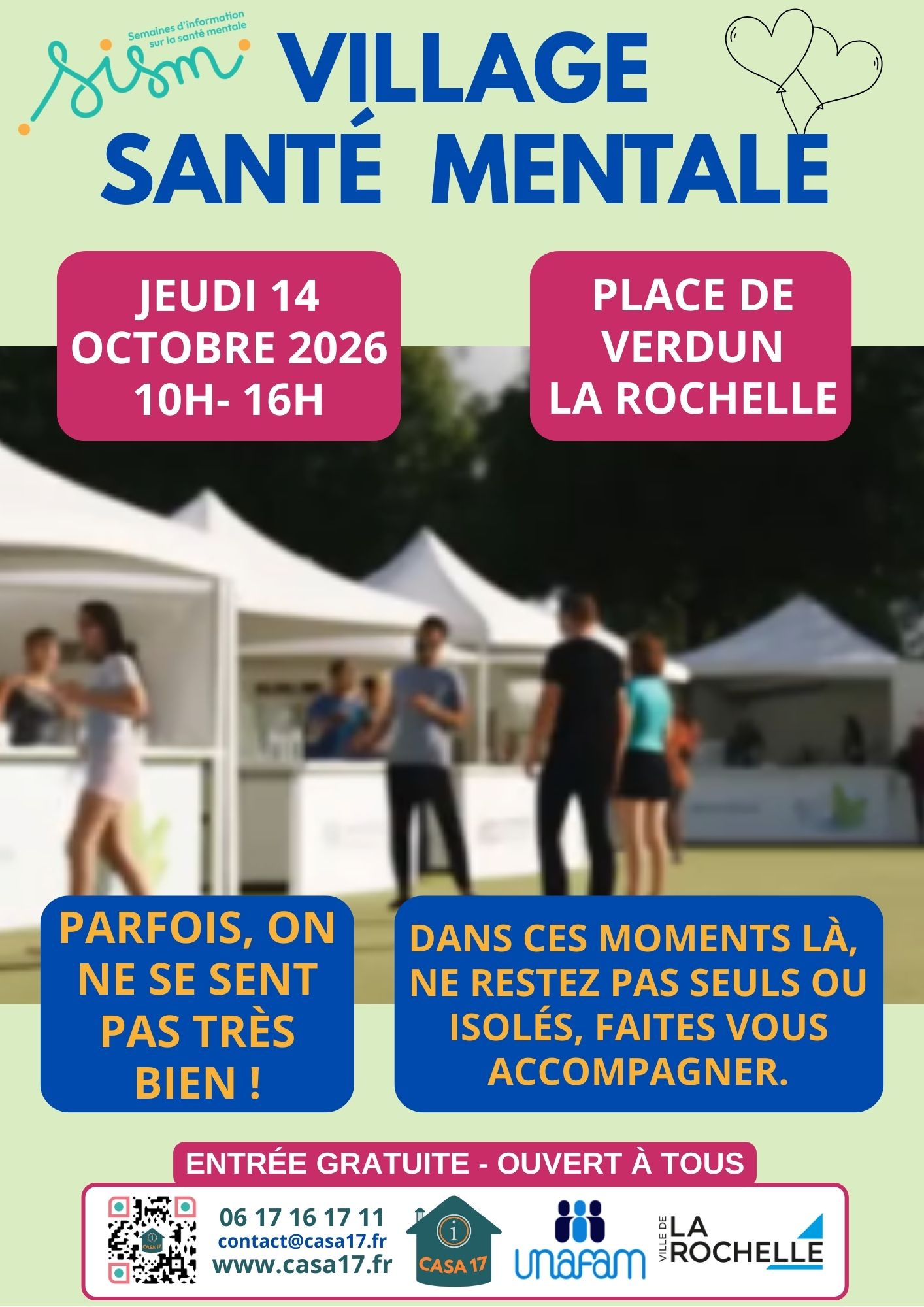 Affiche Village Santé Mentale